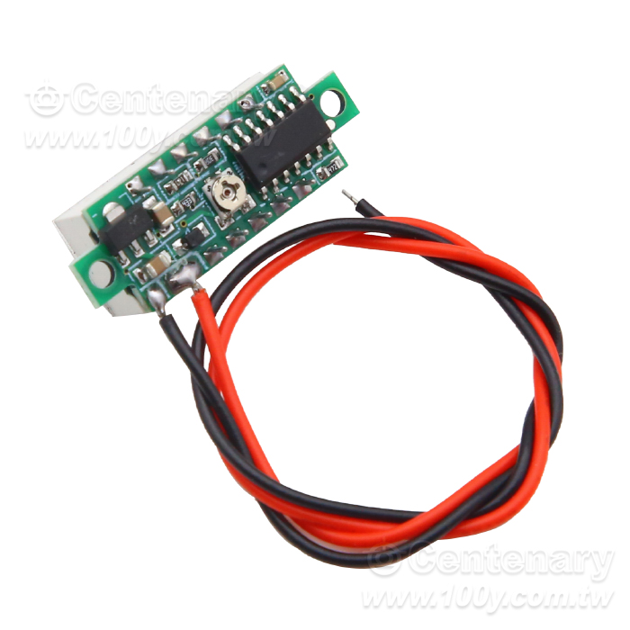 0.28 inch voltmeter - green light - 163113 Product Image
