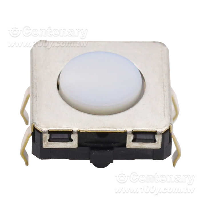 輕觸開關SPST-NO 白色L12*H4.3mm - 163172 產品圖片