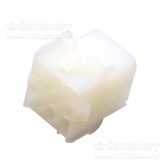 TE U-MATE-N-LOK 9P/6.35mm/白 插座 - 163187 產品圖片