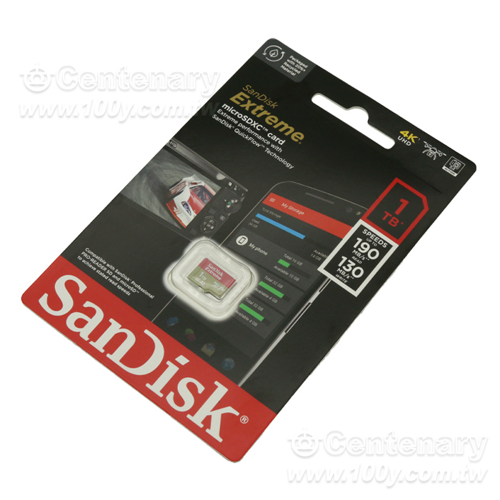 ExtremePRO microSDXC A2 1TB Memory Card - 95755 Product Image