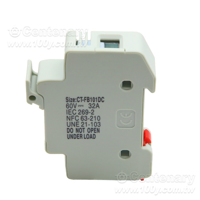 圓柱形熔斷器 保險絲底座DC60V 32A - 163273 產品圖片