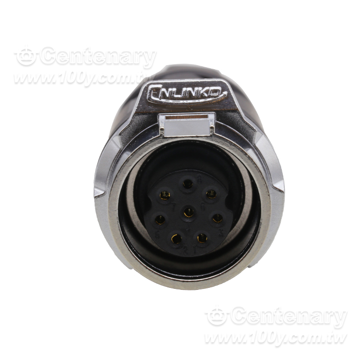 Cnlinko  LP16 Type Connecting 8-core/dock Female Plug/Multi core power supply Industrial waterproof connectors - 161678 Product Image
