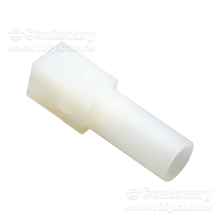 TE U-MATE-N-LOK 1P/6.35mm/白 插頭 - 163191 產品圖片