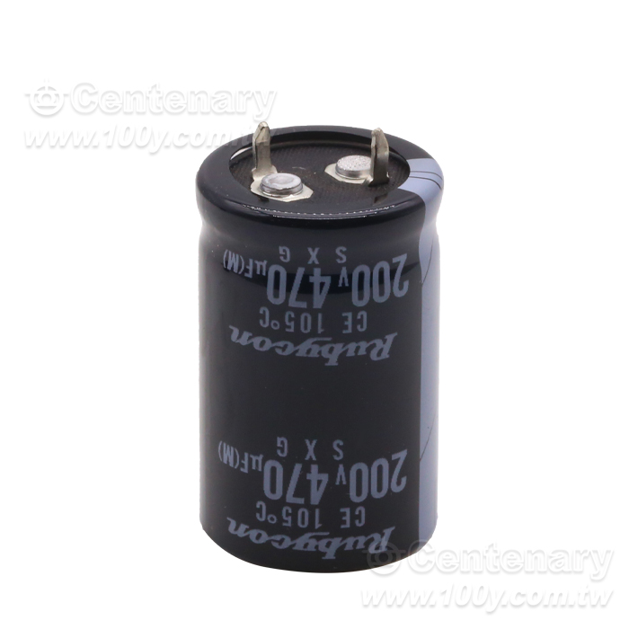 RUBYCON SXG series electrolytic capacitor - 163356 Product Image