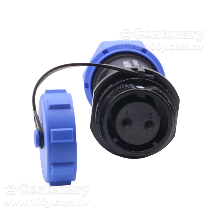 電纜對接母端2P 10A/500V - 163371 產品圖片