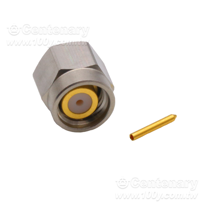 SMA male connector with 086 series cable FOR RG405 26.5G - 163416 Product Image