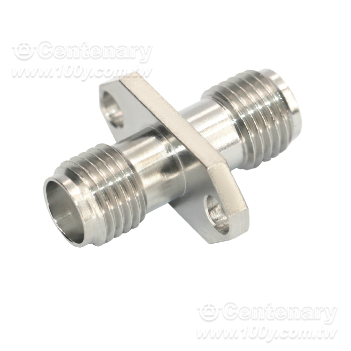 SMA jack to SMA jack 2 hole flange 18GHz VSWR1.2 - 163413 Product Image