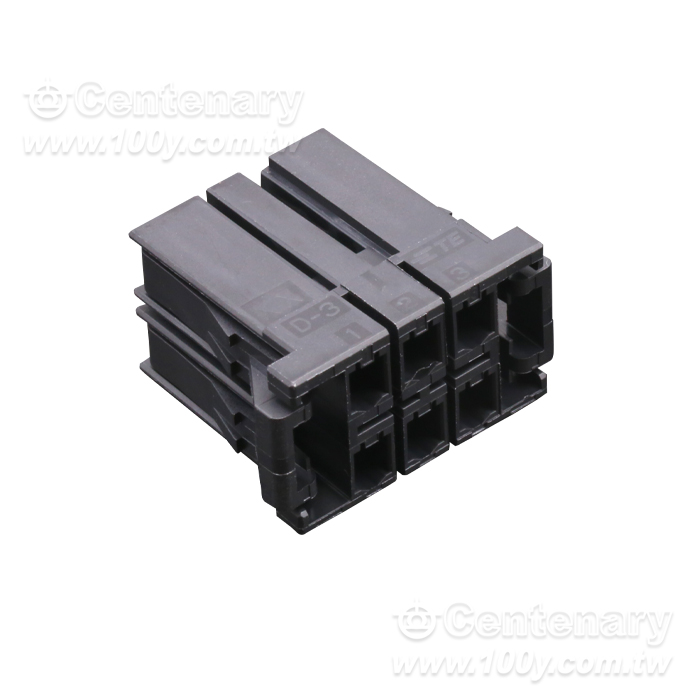 6 矩形連接器 - 插孔 黑色 (5.08mm) - 84979 產品圖片