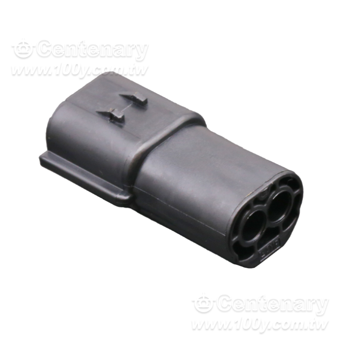 TE CONN RCPT HSG 1POS BLACK - 164689 Product Image