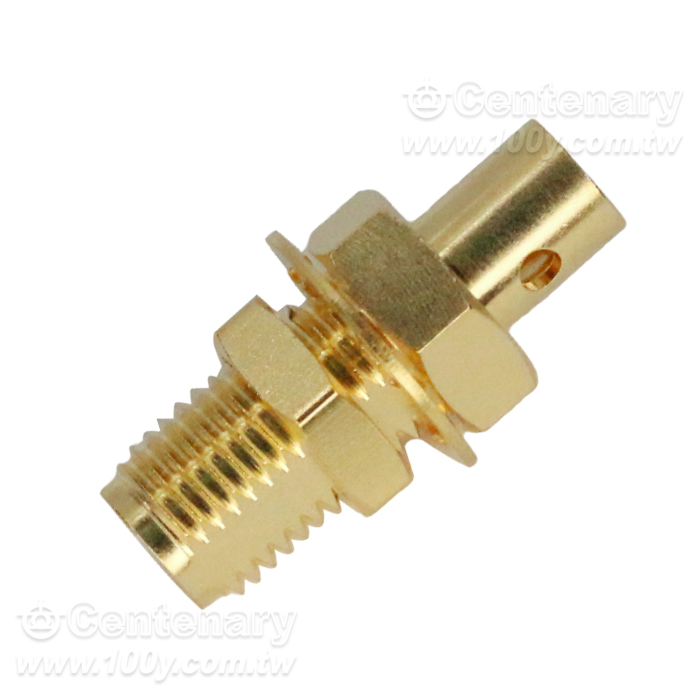 SMA jack solder bulkhead for RG402; 18GHz VSWR1.2 - 163425 Product Image