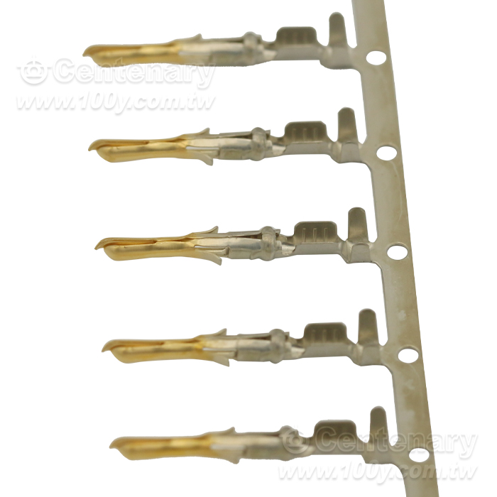 Contact Crimp Split Pin 18-26AWG Gold - 115522 Product Image