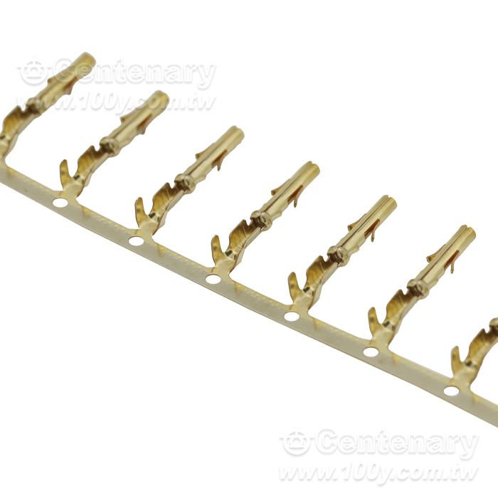 Contact Crimp Split Pin 18-26AWG Gold - 115525 Product Image