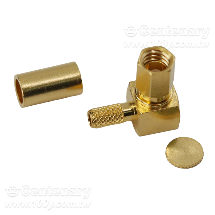 SSMC Plug  Right Angle 6GHz VSWR1.2 - 96094 產品圖片