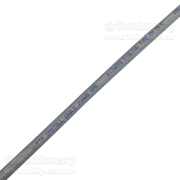 Cat.6A U/FTP 超六類網路線(淺灰色)23AWG*4P - 163540 產品圖片