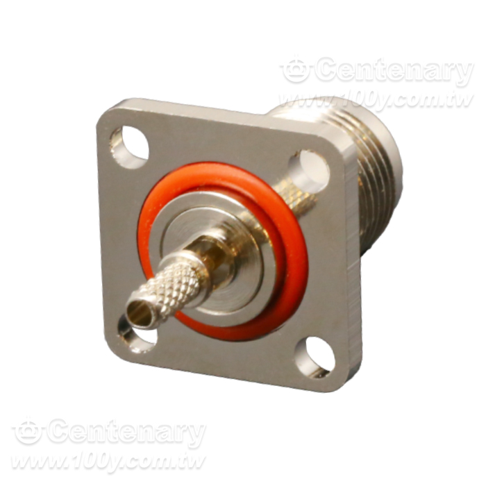 TNC   Crimp TNC-C-KF-1.5-帶螺母法蘭固定 - 163629 Product Image