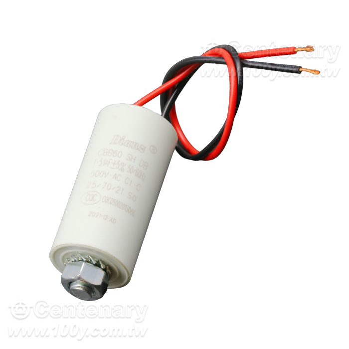 電機啟動電容器1.5uF/500V 帶M8螺絲 - 163642 產品圖片