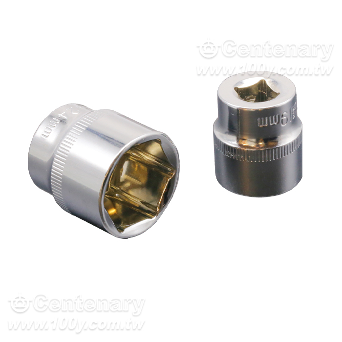3/8寸短套筒六角直徑19mm - 163654 產品圖片