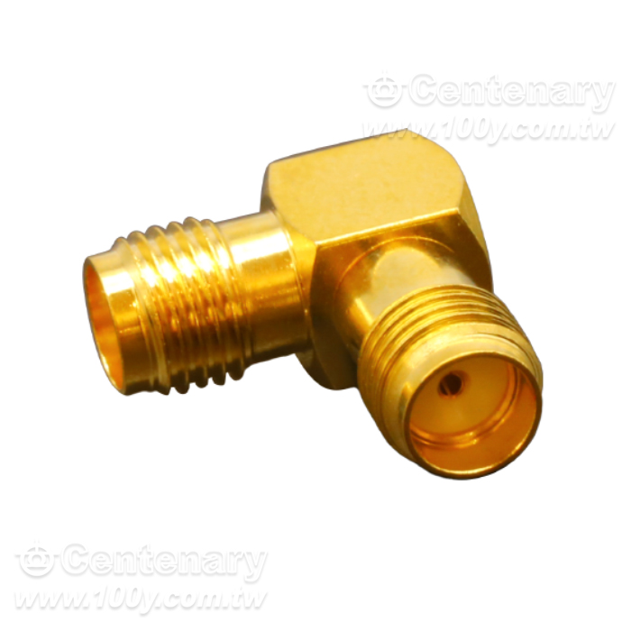 SMA female to female 90 degree Angle elbow - 163659 Product Image