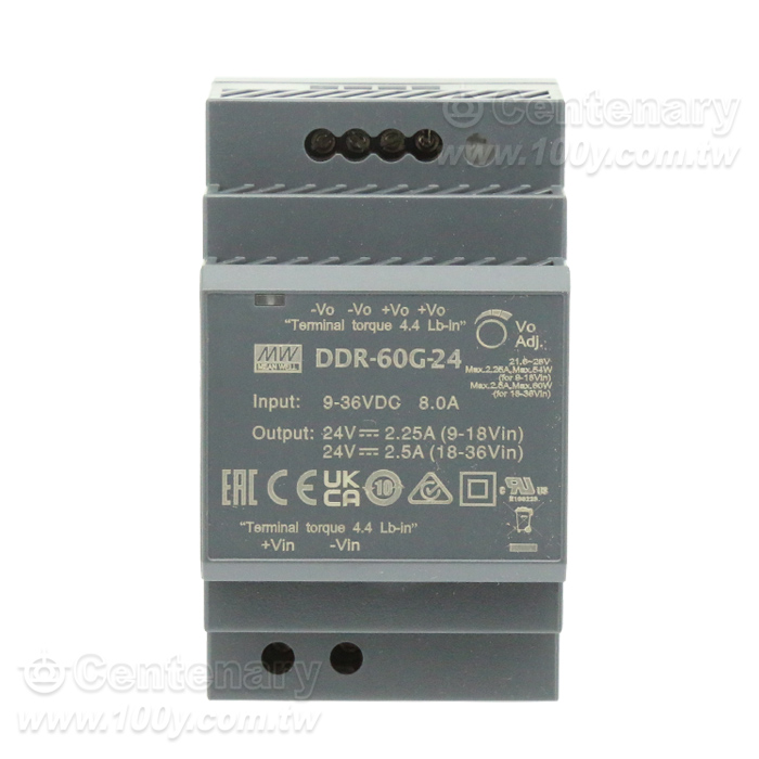 60W DIN Rail Type DC-DC Converter - 96237 Product Image