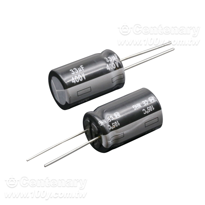 NHG 33uF/400V D16*L25mm 105℃ - 155914 產品圖片