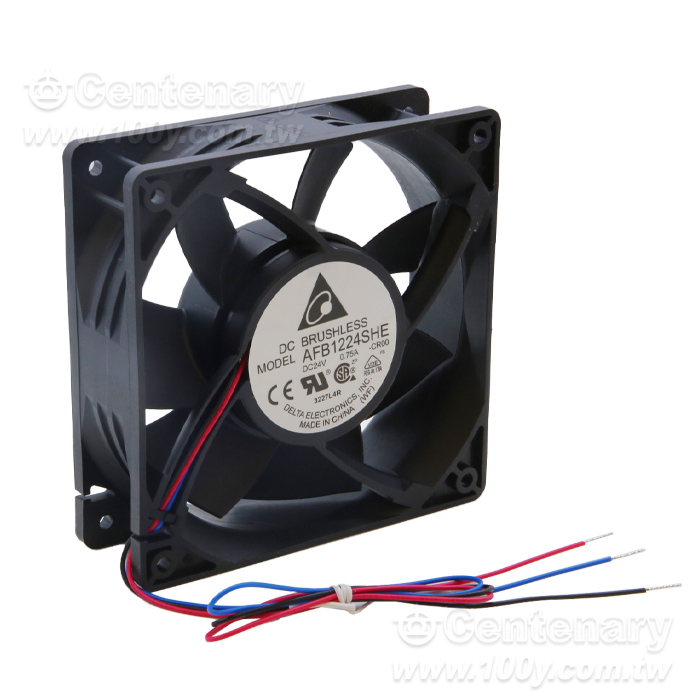 DELTA 24V 0.5A 120*120*38MM 三線 - 163725 產品圖片