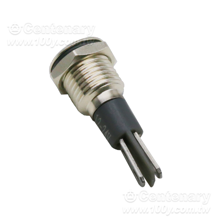 開孔10mm平頭指示燈-12-24V-紅 - 79806 產品圖片