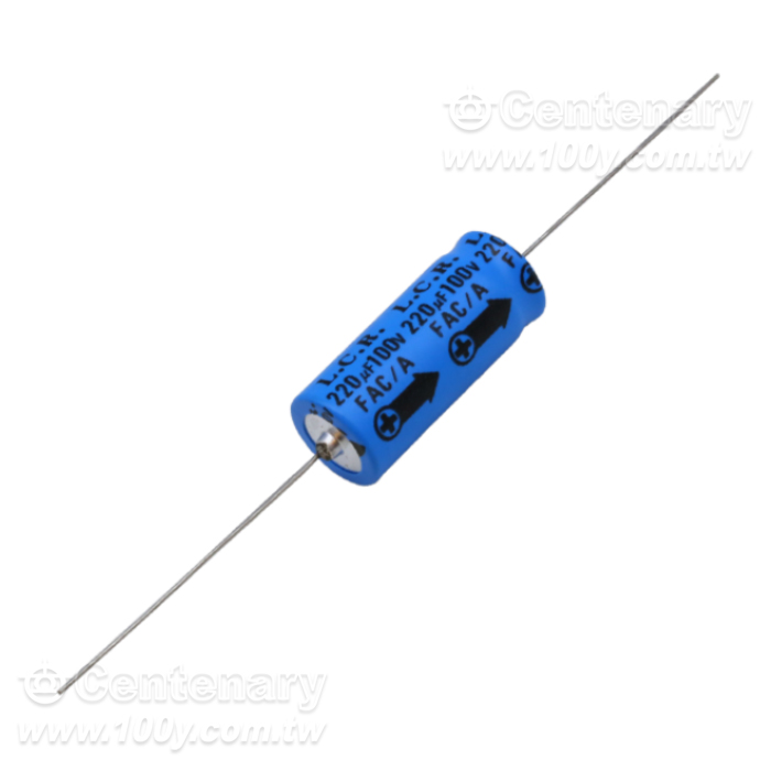 臥式電容 220uF/100V - 163814 產品圖片
