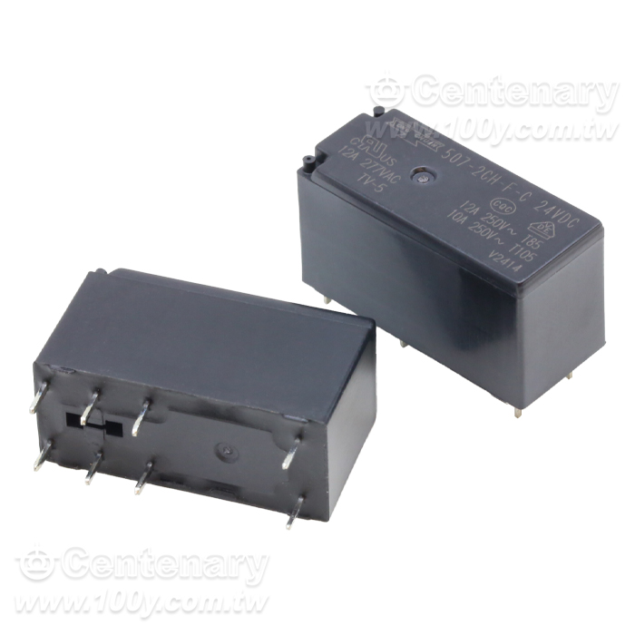 松川 507-2CH-F-C-24VDC  繼電器 八腳 兩開兩閉 - 163832 產品圖片