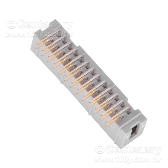 2.54mm 90° Center Low Prolfile Header For IDC Socket - 153582 Product Image