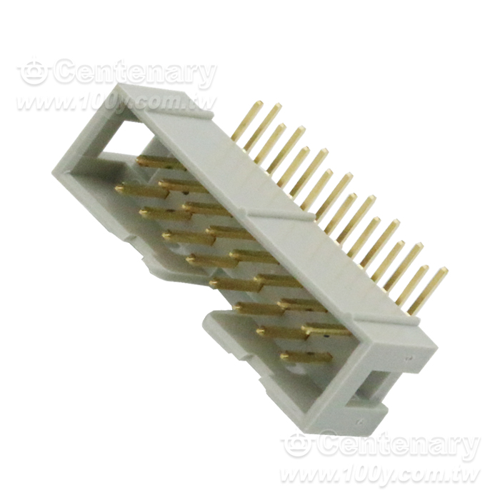 2.54mm 90° Center Low Prolfile Header For IDC Socket - 153590 Product Image
