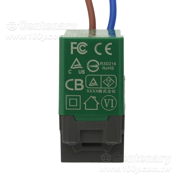 36W USB快充插座 1/3模組-灰色(可搭配Panasonic插座面板) - 163726 產品圖片