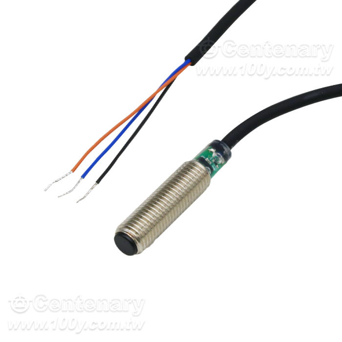 M8螺紋電感式接近開關-直徑8mm圓柱型金屬開關 - 144674 產品圖片