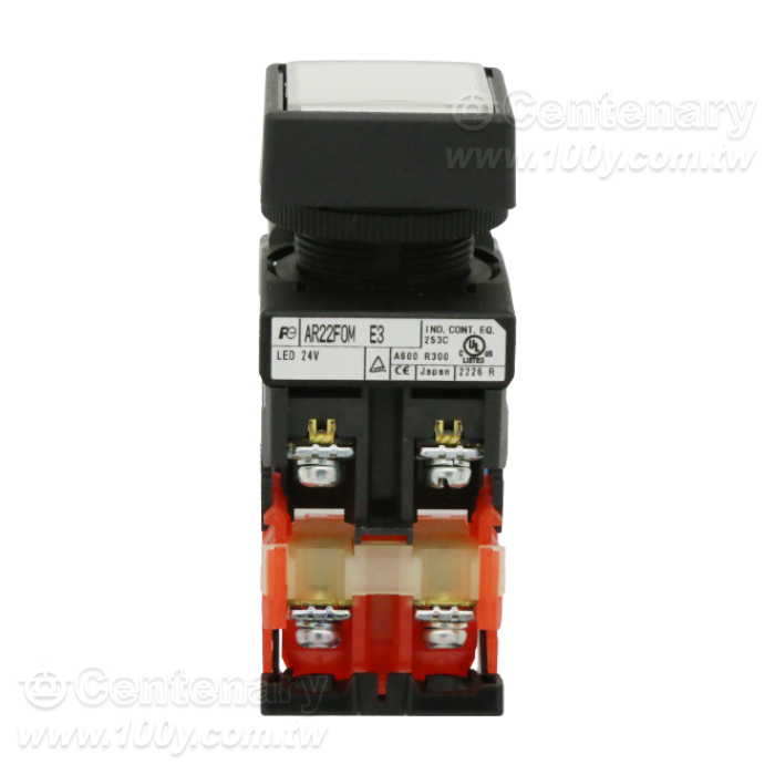 方頭按鈕開關 1NO+1NC - 96627 產品圖片