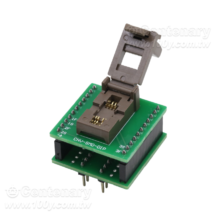 SMD-0.2 Flip-top Kelvin + adapter board - 163990 Product Image