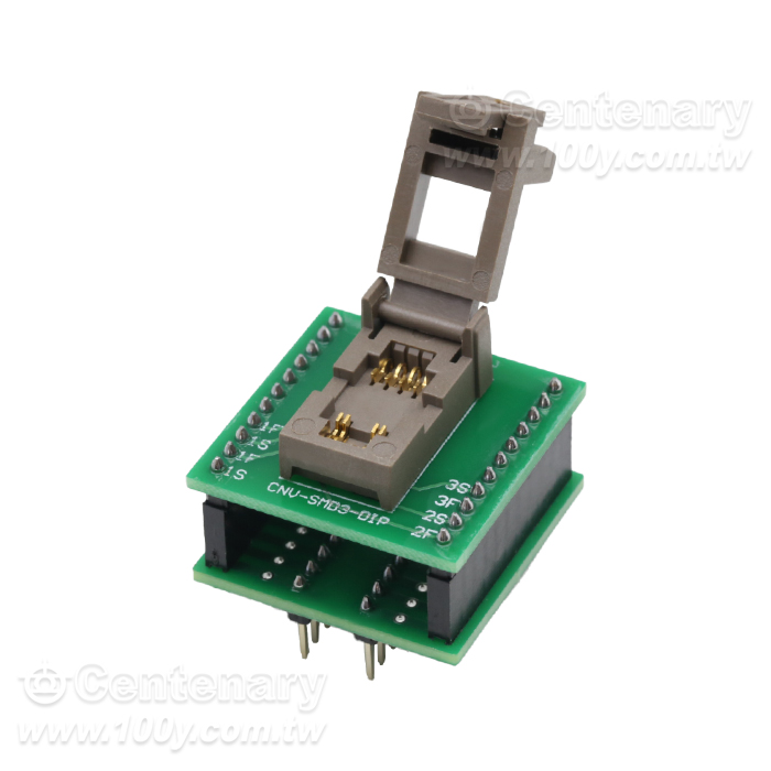 SMD-0.5 翻蓋式開爾文＋轉接板 - 163992 產品圖片