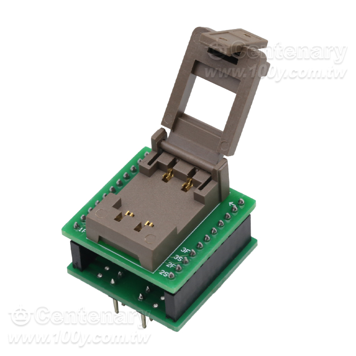 SMD-1.0 翻蓋式開爾文＋轉接板 - 163993 產品圖片