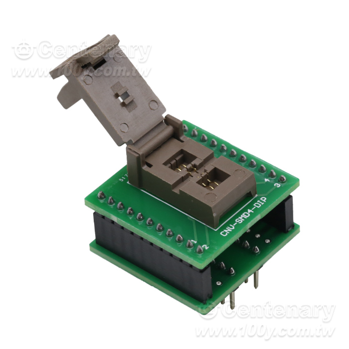 SMD3.2*2.5-4L翻蓋式＋轉接板 - 163996 產品圖片