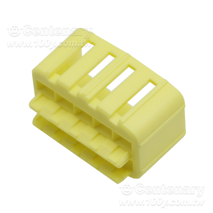 TE CONN CAP DBL LOCK 10POS YELLOW - 164109 Product Image