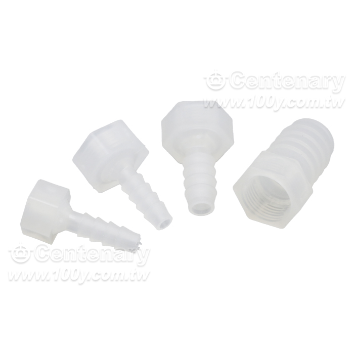 外六角內牙寶塔接頭 4-G1/8 PP材質 - 164283 產品圖片