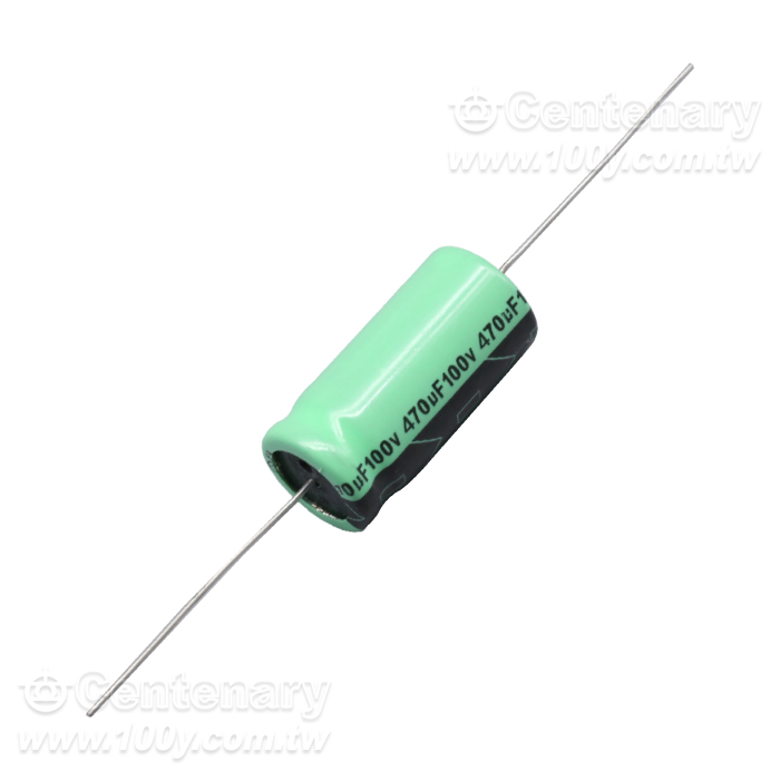 臥式電解電容 台湾立隆-100V/470uf - 164174 產品圖片