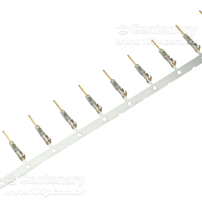 TE Dynamic D1000SL Male Pin, M 28-22AWG, Gold Plated - 163090 Product Image