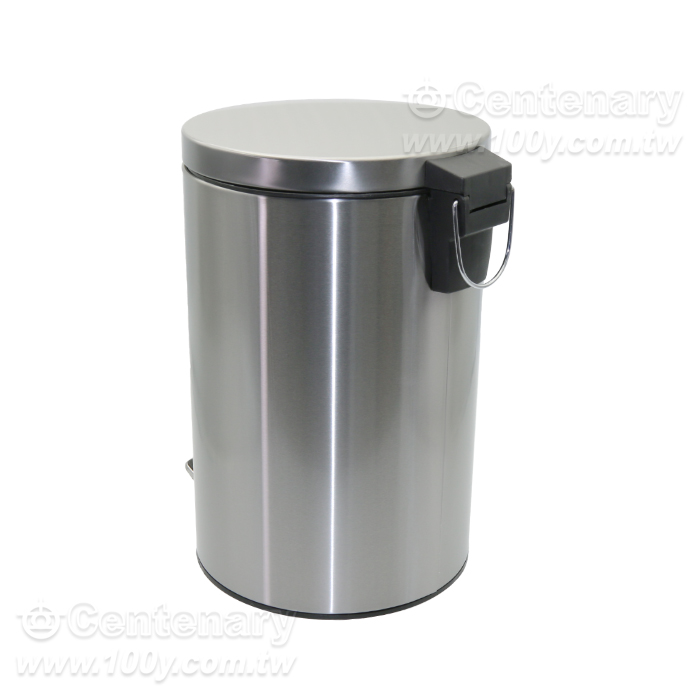 Stainless Steel Round Slow Drop Trash Can - 97228 Product Image