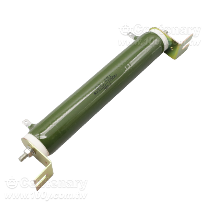 繞線電阻 100W 5ohm ±5% (固定式)帶支架 瓷管批釉【無鉛】 - 125320 產品圖片