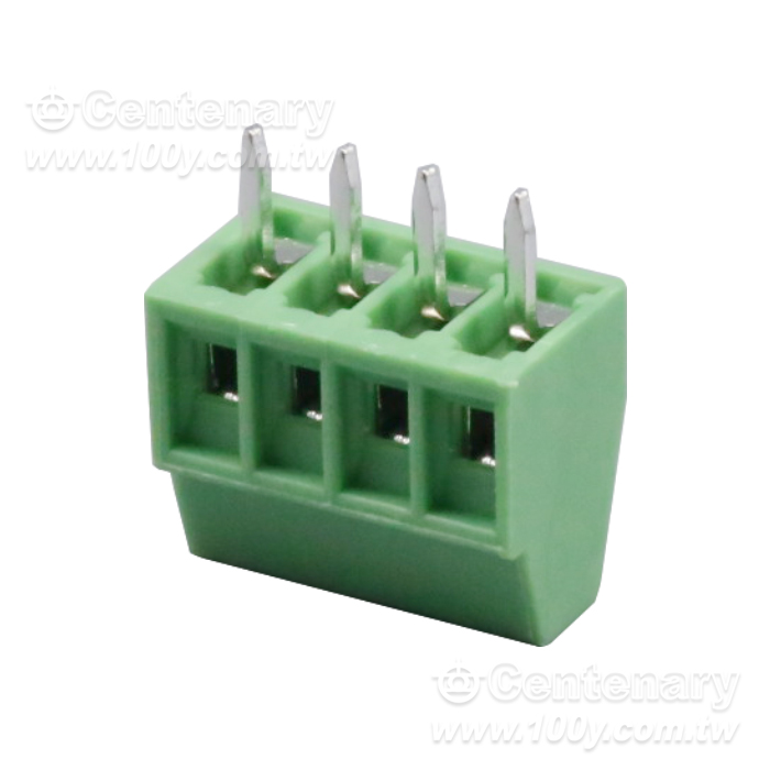 螺釘式PCB接線端子 4P 180° - 164476 產品圖片