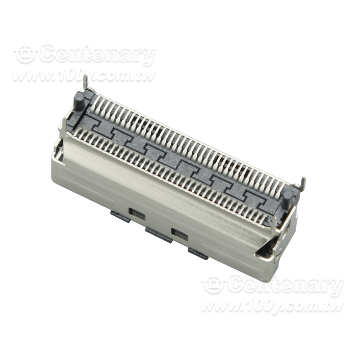 Mini Cool Edge 10 Integrated Connector 0.6 Pitch Vertical For PCIE SMT Type - 97624 Product Image