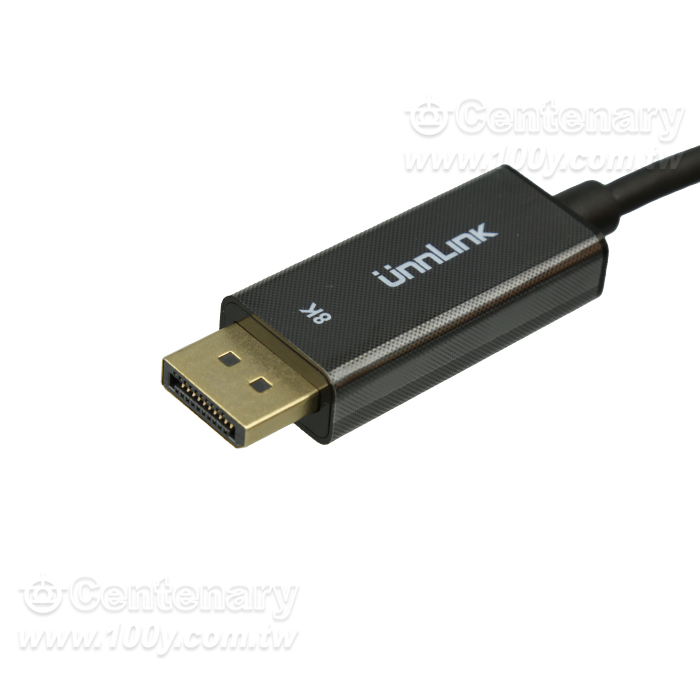 Type-c轉DP線1.4公轉公 支持8K解析度 線長1M - 161303 產品圖片