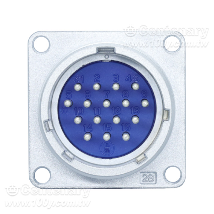 NJC系列16P七星電纜接頭Shell size： 28 - 76597 產品圖片