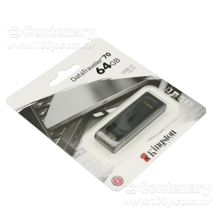 DataTraveler 70 USB Type-C 64GB 隨身碟 - 91765 產品圖片