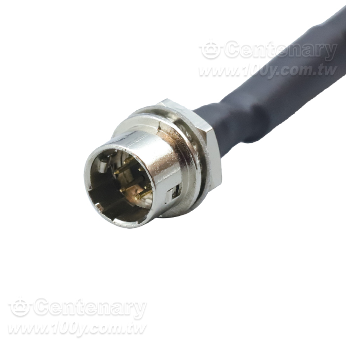 6P連接器 座裝針/公插座 帶線 1M - 164777 產品圖片