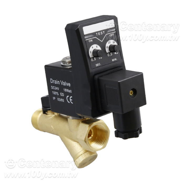 空壓機電磁閥氣泵常閉型連體式-24V - 164842 產品圖片